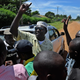 President Barack Obama’s Kenyan half brother, Malik Obama (center), in 2013 near Nyang’oma Kogelo, Kenya
TONY KARUMBA/AFP/Getty Images